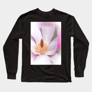 Close-up of a Magnolia Flower Long Sleeve T-Shirt